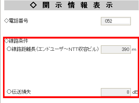 NTTの開示情報表示